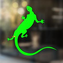 Gecko lézard vinyle Art mur fenêtre salle de bain autocollant #1
_2