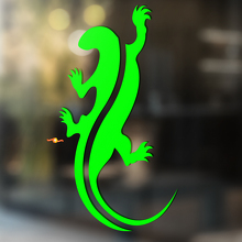 Autocollant Vinyle Universel Style Tribal Gecko_2