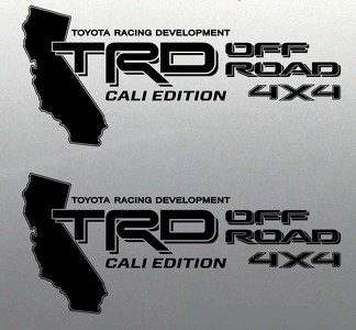 Autocollant trd off road 4x4 California Edition Tundra Tacoma Toyota Sport