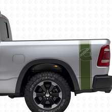 Kit de décalcomanies en vinyle personnalisées style C pour les bandes latérales arrière pour camions Dodge_3