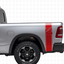 Kit de décalcomanies en vinyle personnalisées style C pour les bandes latérales arrière pour camions Dodge_4