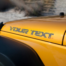 Jeep Wrangler en détresse Wrangler capot autocollants décalcomanies
 2