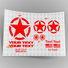 Kit d'autocollants style militaire Oscar Mike OM avec autocollants pour capot pour Jeep Wrangler 3