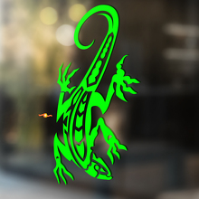Autocollant mural en vinyle Gecko Lizard Art pour fenêtre de salle de bain #7
_2