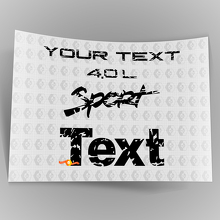 Logos de garde-boue Jeep Wrangler 4.0 TJ en détresse 1997 -2006 3