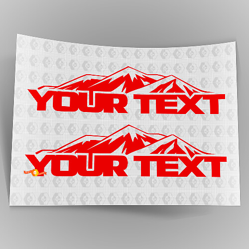 Autocollants pour capot de montagne Jeep Wrangler
