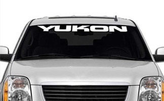 1950-2017 GMC Yukon Denali vinyle pare-brise carrosserie autocollant nouveau personnalisé 1 PC 10 couleurs