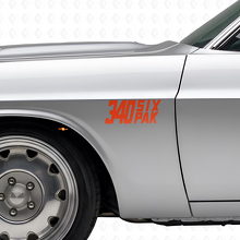 Kit de décalcomanie latérale en vinyle 340 Six Pak pour Dodge Viper Charger Ram Challenger_4