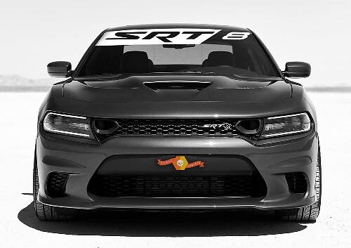 Autocollant en vinyle pour pare-brise SRT-8 pour Dodge Charger Challenger Ram