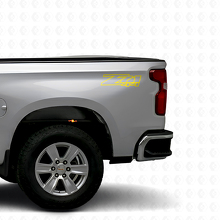 Ensemble d’autocollants en vinyle pour benne de camion Z71 4x4 pour Chevrolet Silverado GMC Sierra_6