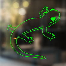 Gecko Lézard Vinyle Art Mur Fenêtre Salle De Bains Autocollant Autocollant #13
_2