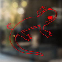 Gecko Lézard Vinyle Art Mur Fenêtre Salle De Bains Autocollant Autocollant #13
_4
