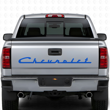 Autocollant en vinyle lettrage Chevrolet style rétro pour hayon de camions Chevy_2