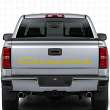 Autocollant en vinyle lettrage Chevrolet style rétro pour hayon de camions Chevy_5