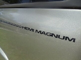 Dodge HEMI MAGNUM Pin Stripe Insert Stickers + Votre choix de couleur