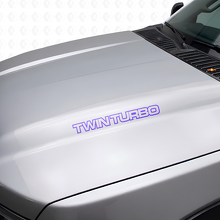 Autocollants en vinyle pour capot Twin Turbo pour camion Chevy_2