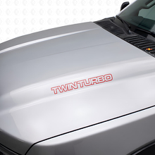 Autocollants en vinyle pour capot Twin Turbo pour camion Chevy_4
