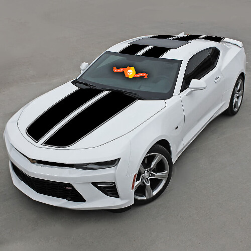 Chevrolet Camaro 2016-2018 Bandes sport haut de rallye avec toit
