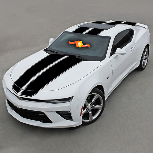 Chevrolet Camaro 2016- 2018 Bandes sport haut de rallye avec toit
