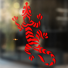 Gecko lézard vinyle Art mur fenêtre salle de bain autocollant #15
_4