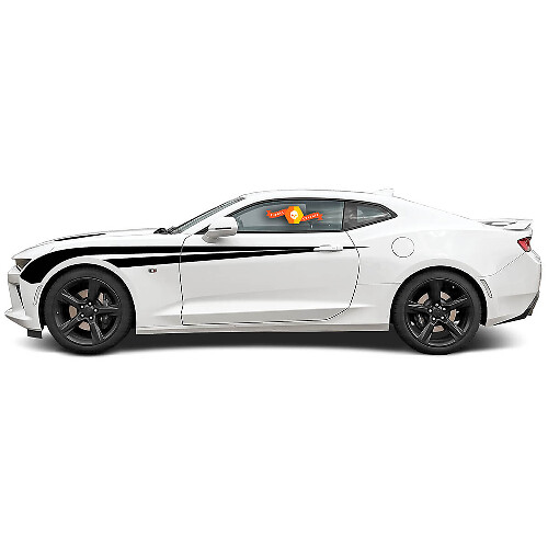 Autocollant Vinyle Bandes d'Accent Latérales 2 pour Chevrolet Camaro