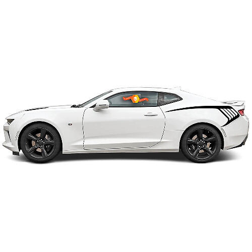 Autocollants vinyle de bande d'accent latérale arrière pour Chevrolet Camaro 2016-2018