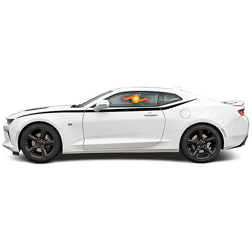 Chevrolet Camaro 2016- 2018 Javelin bandes latérales supérieures en vinyle
