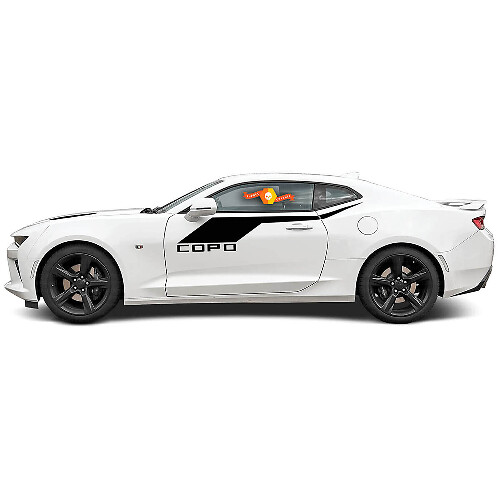 Chevrolet Camaro 2016-2018 Bandes latérales en vinyle de style Copo