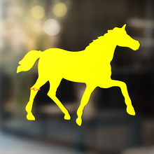 Décalque autocollant mural en vinyle pour cheval #1
_3