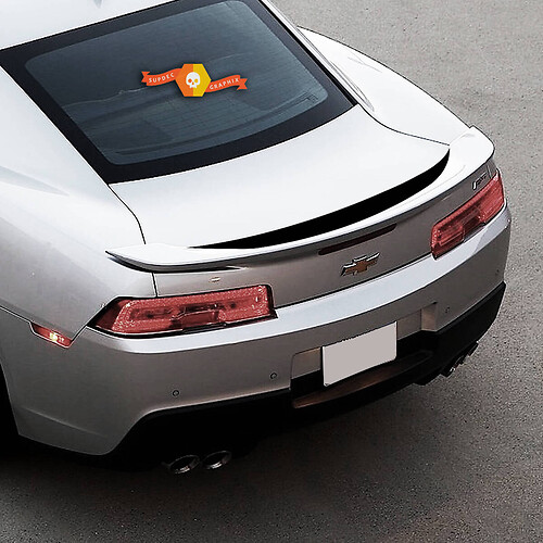 Autocollant en vinyle bande décorative pour aileron arrière Chevrolet Camaro SS 2016-2018