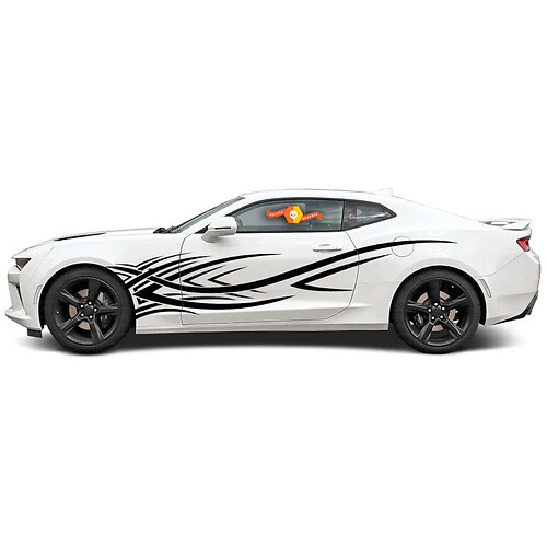 Strièmes de style tribal Stripes autocollants pour Chevrolet Camaro
