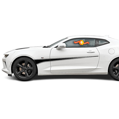 Autocollants d’accent latéral pour portes Chevrolet Chevy Camaro 2010 -2024
