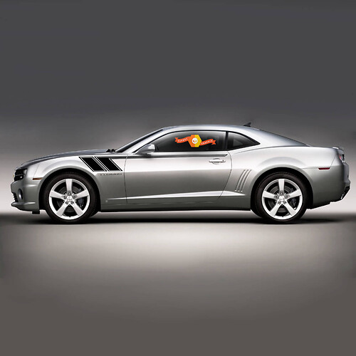 Chevrolet Camaro 2010-2020 Hash Speed ​​Side Accent Stripes Autocollant Autocollant
