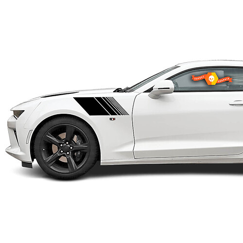 Autocollant Vinyle Rayures Strobo Aile Avant pour Chevrolet Camaro 2010-2020