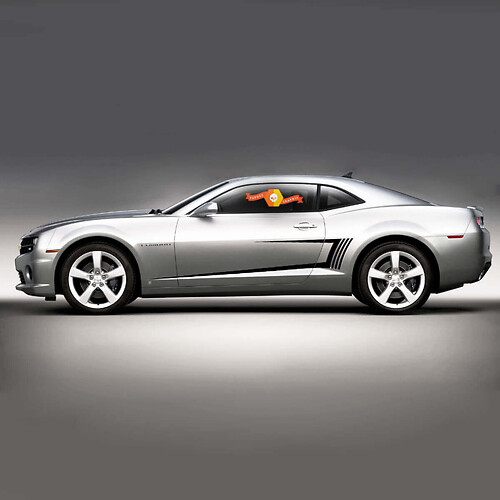 Chevrolet Camaro 2010-2015 Accent latéral C-Stripes W Gills Autocollants Décalcomanies
