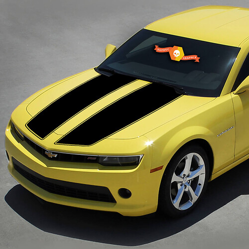 Chevrolet Camaro 2010- 2015 Racing Stripes Capot Bumblebee Transformers
