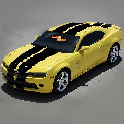 Kit complet d'autocollants vinyle à rayures de course pour Chevrolet Camaro 2010-13
