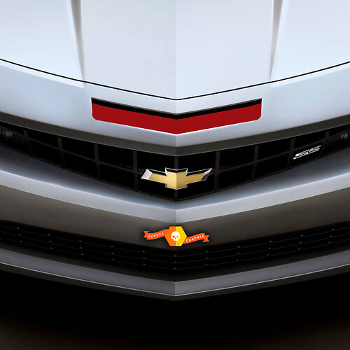 Chevrolet Camaro 2010-2013 Ss Mail Slot Vent Insert Stripe Vinyle Autocollant Autocollant
