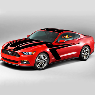 Ford Mustang 2015-2017 Bandes sport sur le dessus et sur les côtés