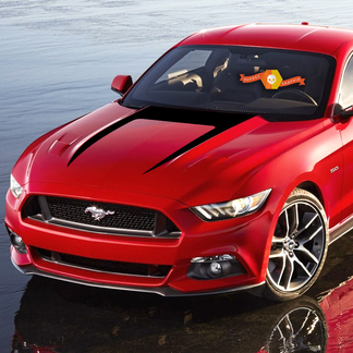Autocollant Ford Mustang 2015-2020 Hood Accent U-stripe