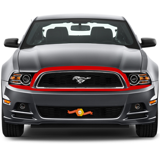 Ford Mustang 2013-2020 Bande de surbrillance supérieure pour pare-chocs avant
