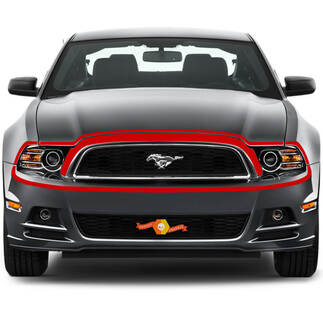 Ford Mustang 2013-2020 Front Fascia Style rétro Highlight Vinyl Stripe