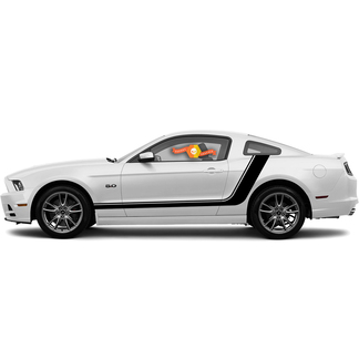 Ford Mustang 2010-2014 Bandes latérales de style hockey