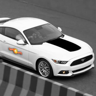 Autocollant Ford Mustang 2015-2023 Hood Accent Stripe avec fines rayures