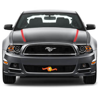 Ford Mustang 2013-2020 Bandes décoratives latérales pour lance de capot