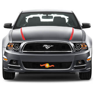 Ford Mustang 2013- 2020 Bandes décoratives latérales de lance de capot