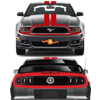 Ford Mustang 2013-2020 Bandes de style rétro exagérées