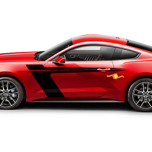 Ford Mustang 2005-2024 Autocollants de décalcomanies d’accent de portes latérales
