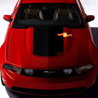 Autocollant d’accent de capot pour Ford Mustang 2005- 2024 GT style 2
