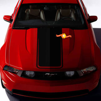 Autocollant d’accent de capot pour Ford Mustang 2005- 2024 style contour
